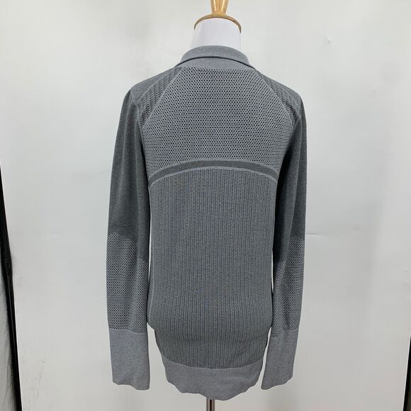 Lorna Jane Uniquely Jacket Womens S Small Iron Black Seamless Stretch Full Zip - Picture 5 of 9